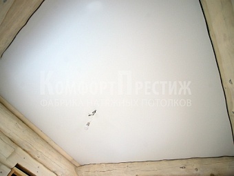 сатиновые натяжные потолки для спальни 11